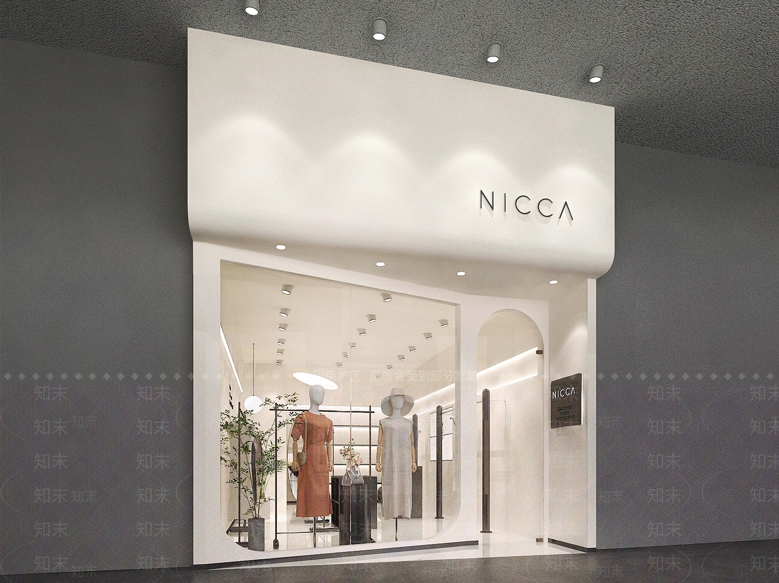 现代服装店3D模型下载【ID:1183886534】