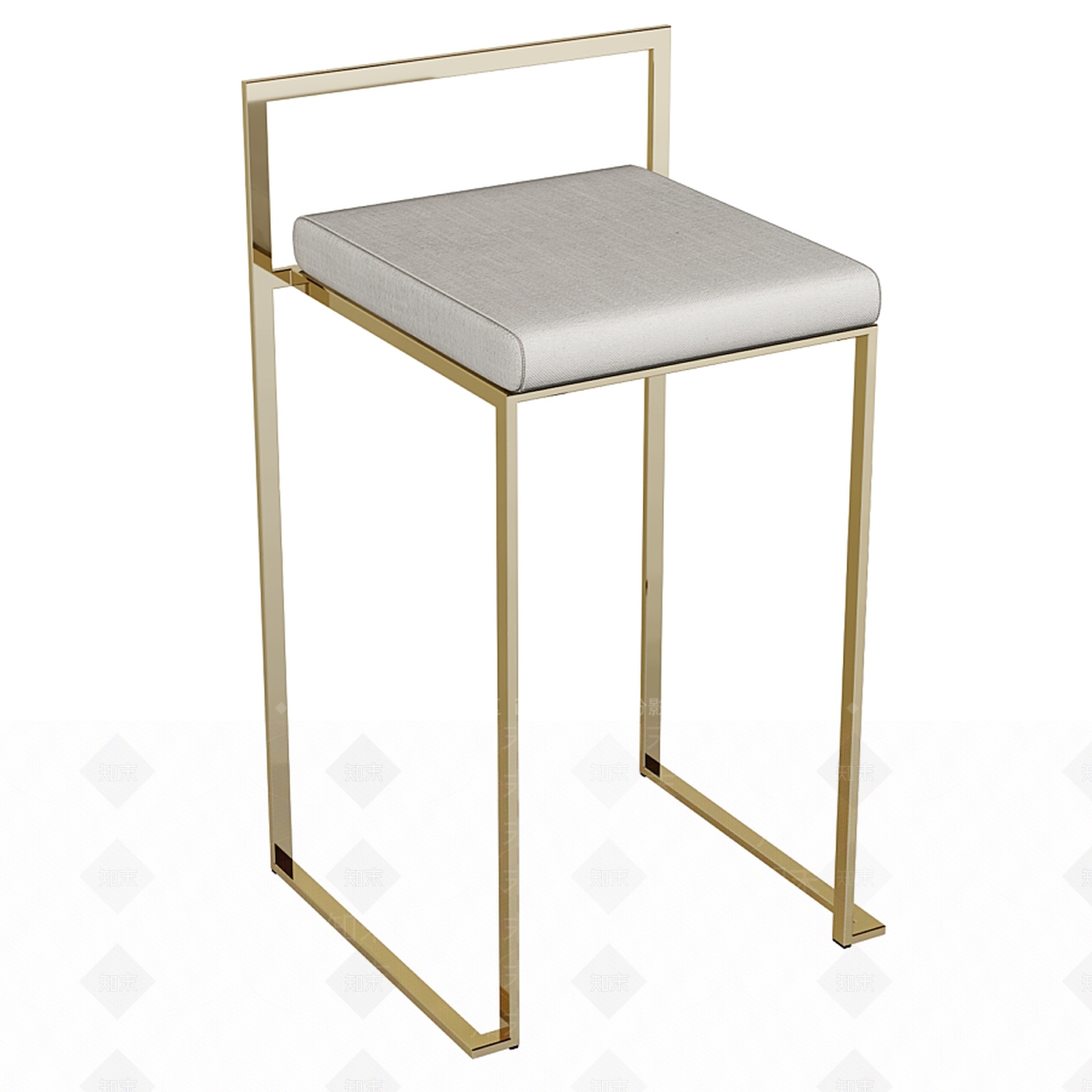 现代酒吧椅3D模型下载【ID:1183888315】