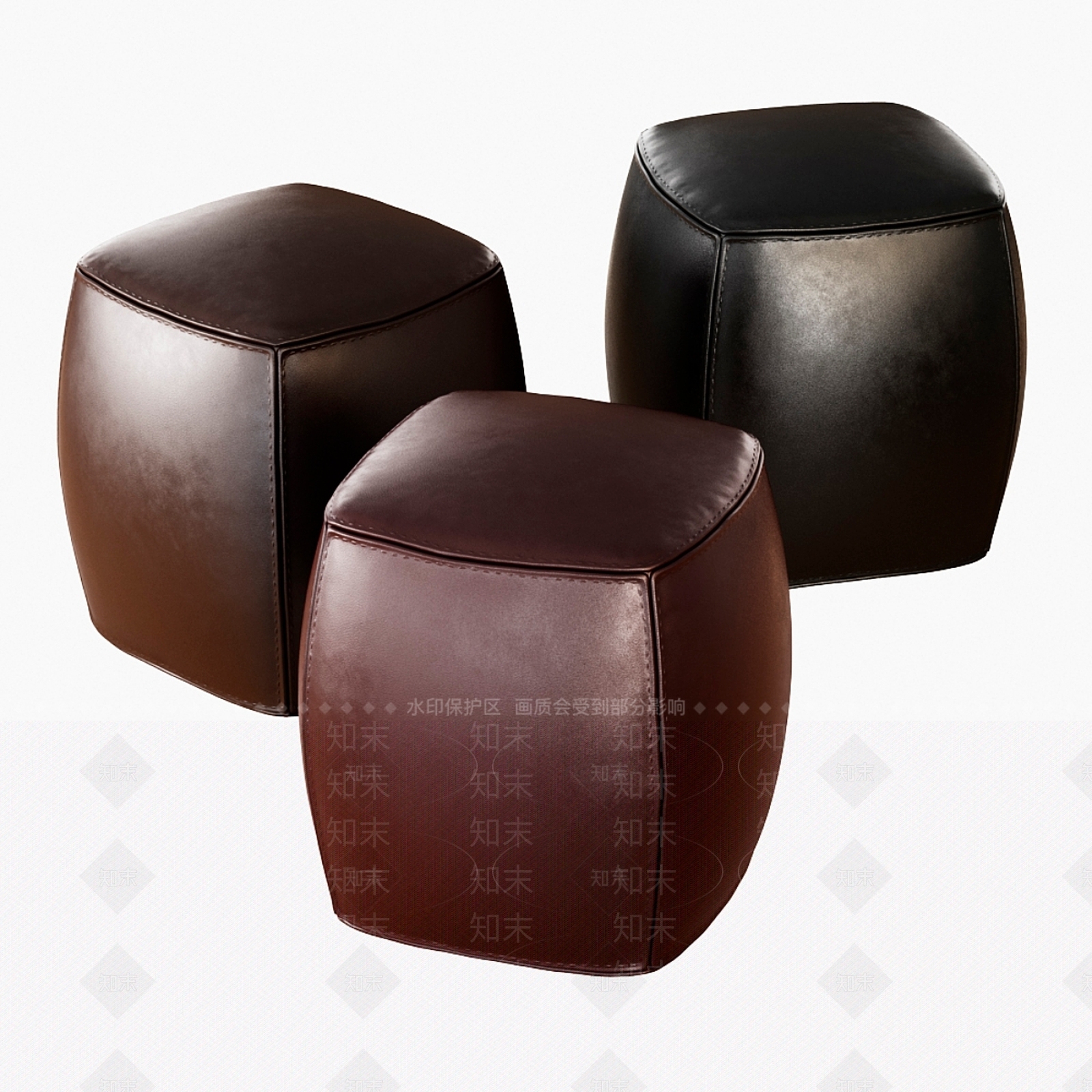 沙发凳3D模型下载【ID:1183902720】