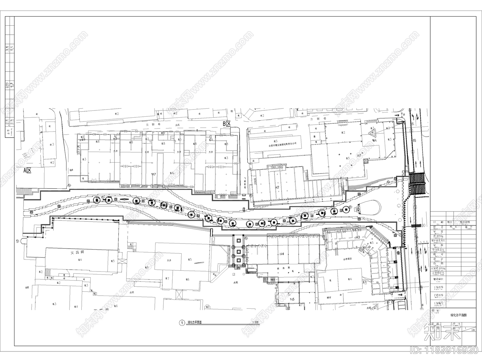 现代植物配置图库施工图下载【ID:1183916920】