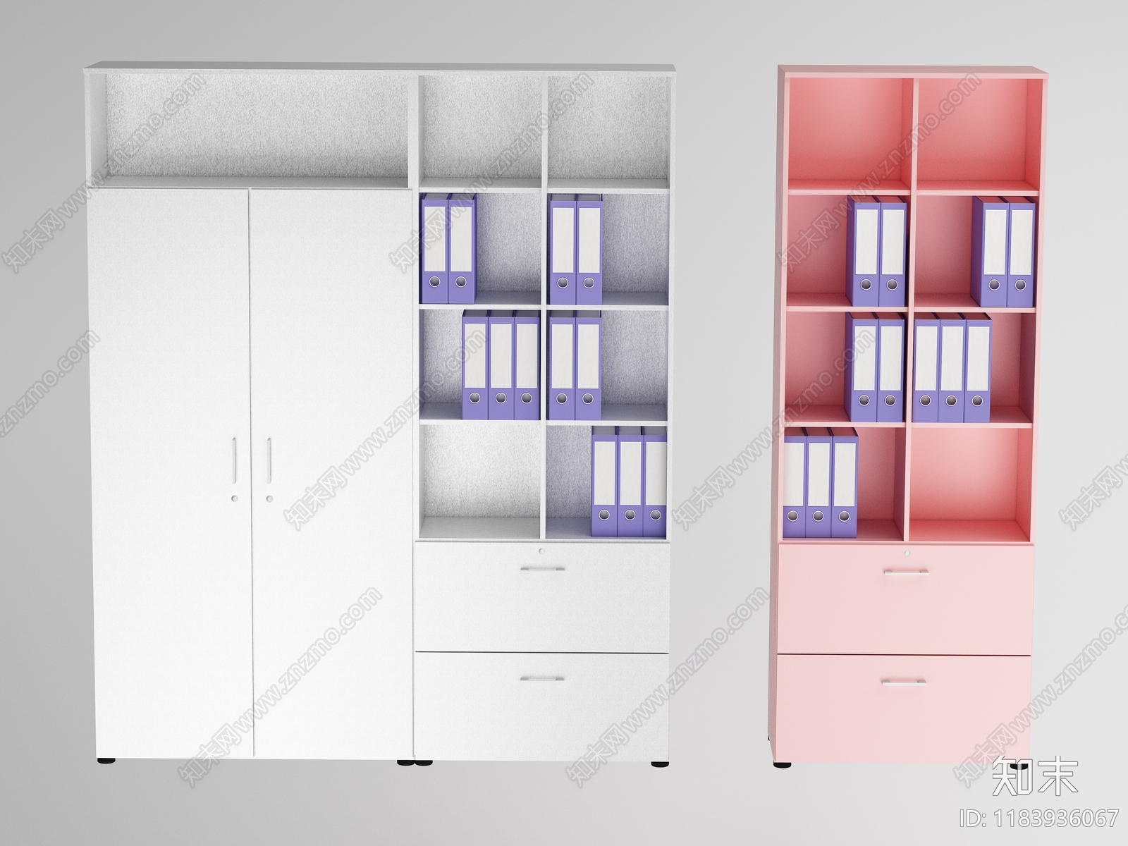 现代文件柜3D模型下载【ID:1183936067】