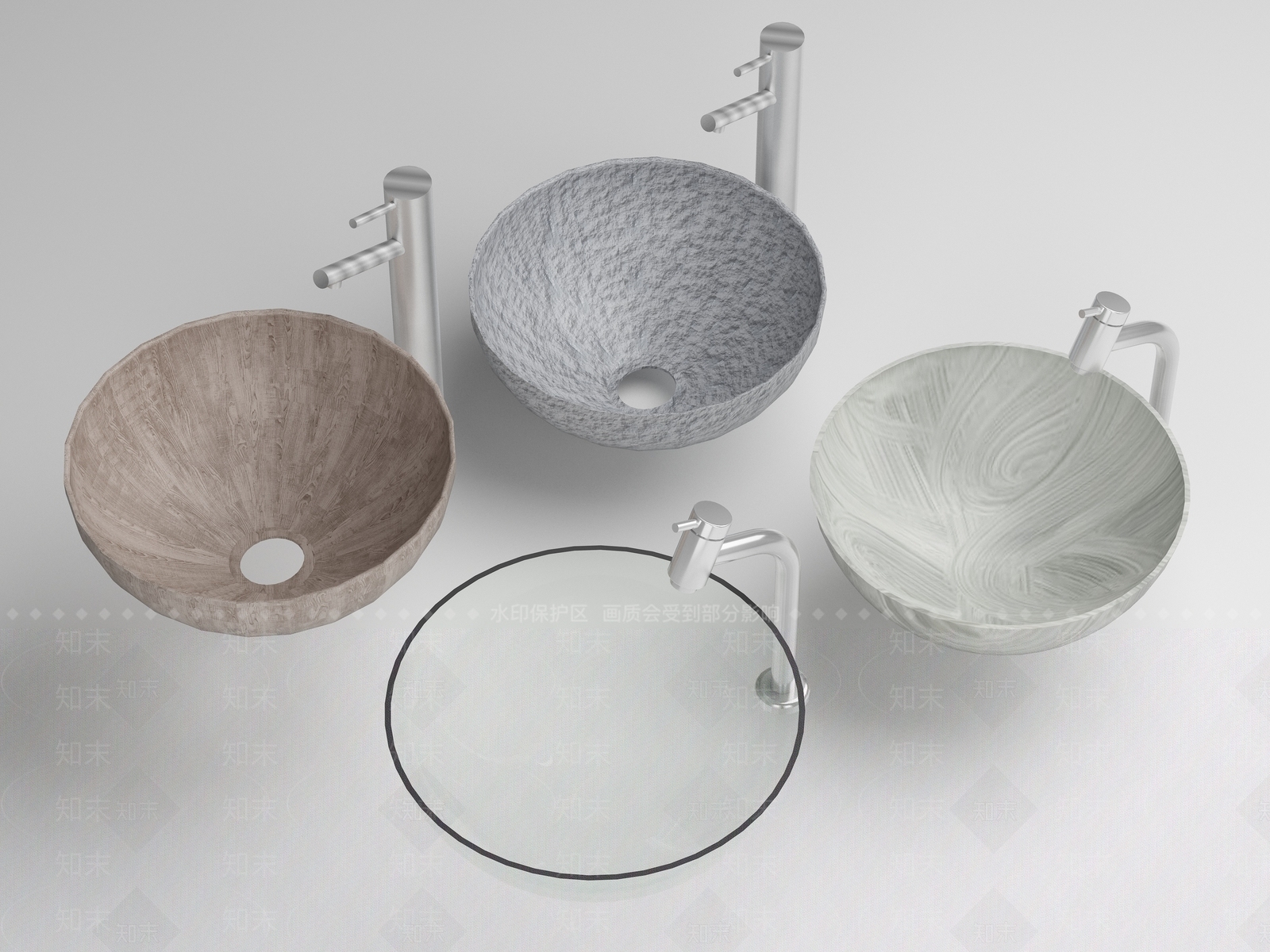 洗手台3D模型下载【ID:1183936440】