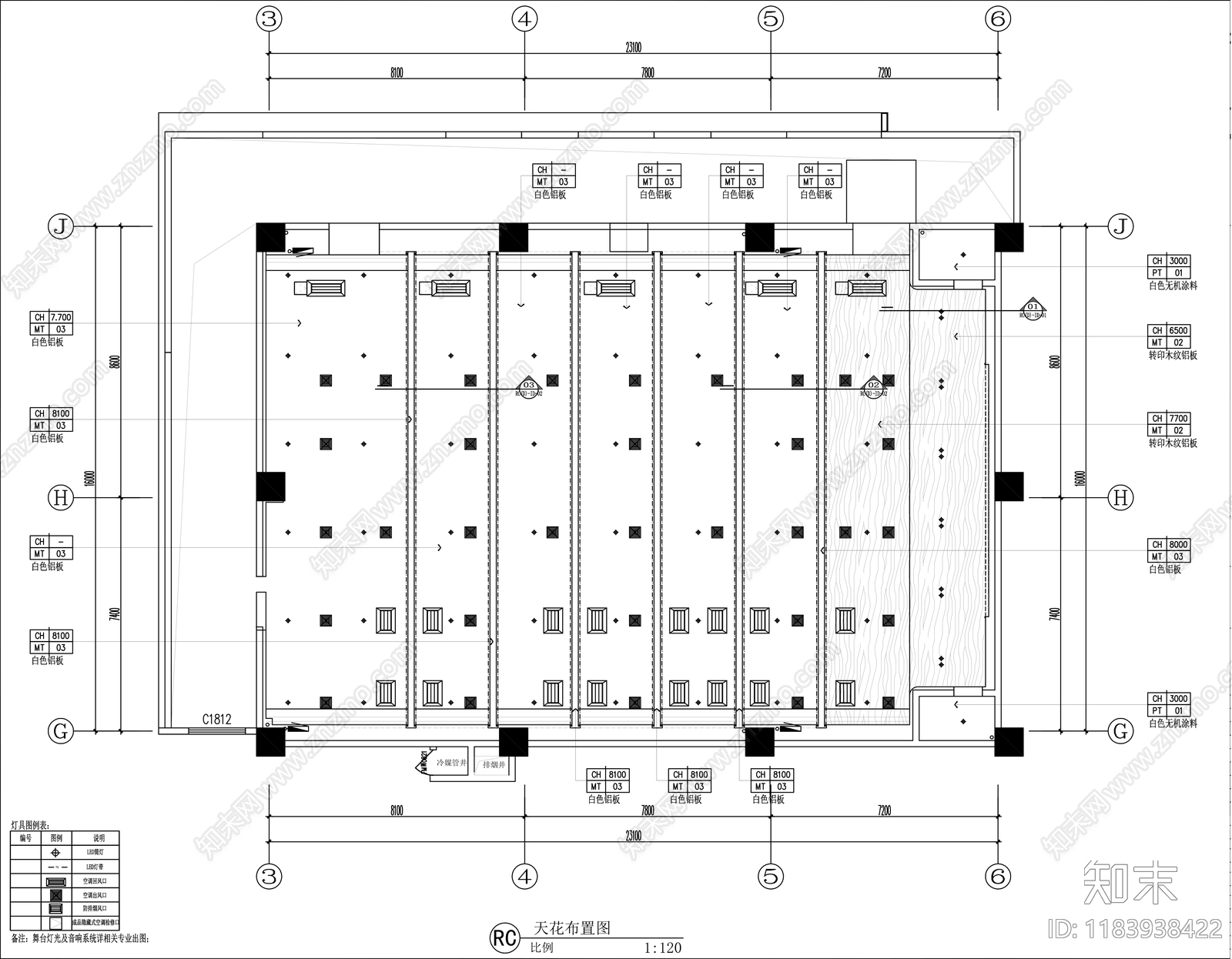 现代报告厅cad施工图下载【ID:1183938422】