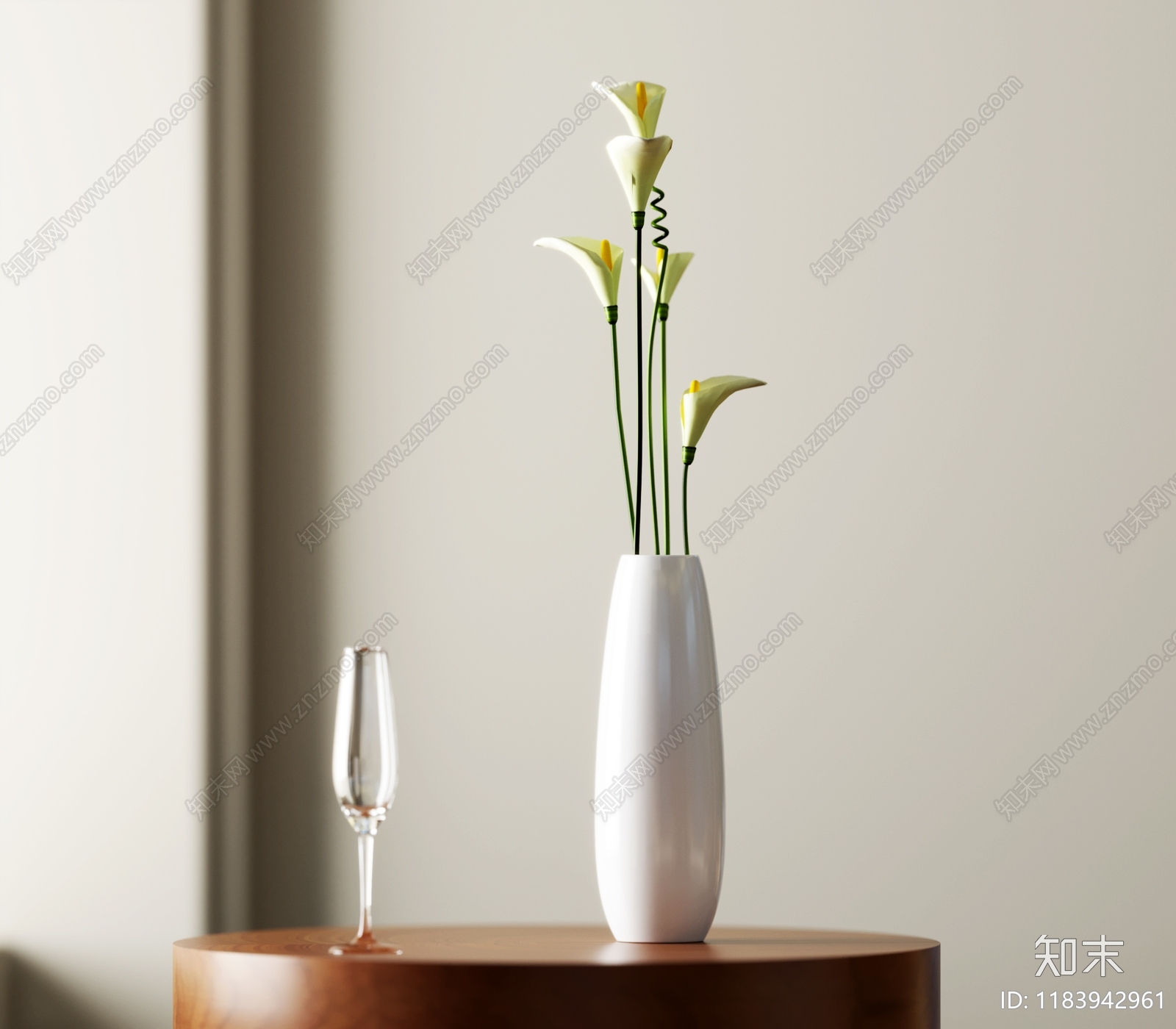 现代花艺3D模型下载【ID:1183942961】