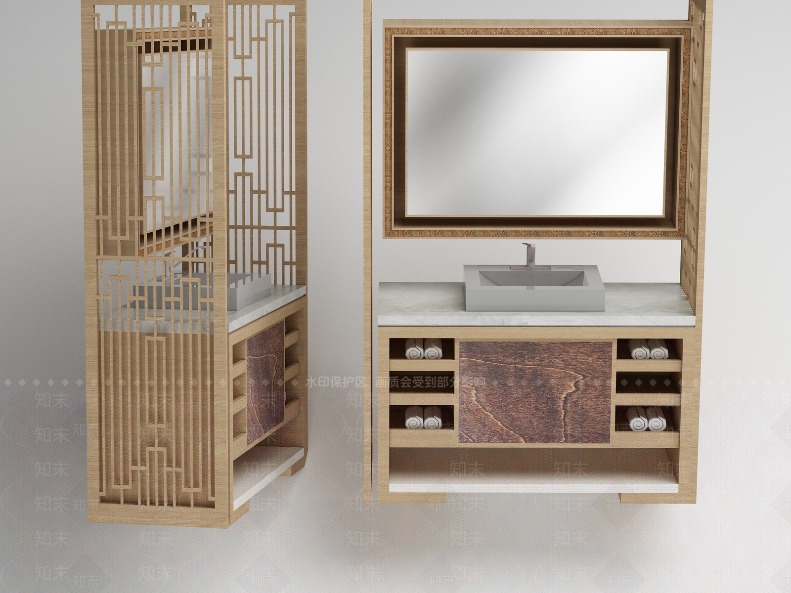 洗手台3D模型下载【ID:1183943016】
