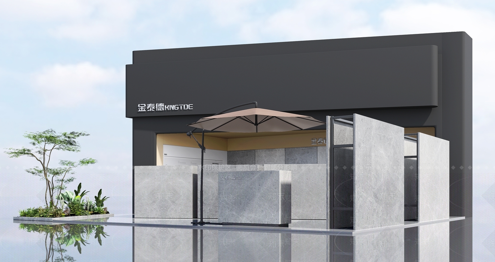 现代简约其他商业空间3D模型下载【ID:1183945818】