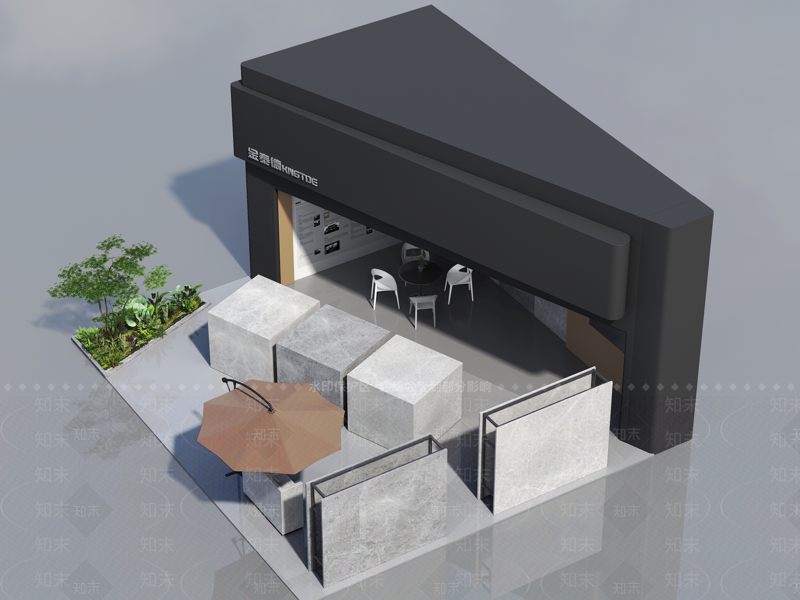 现代简约其他商业空间3D模型下载【ID:1183945818】