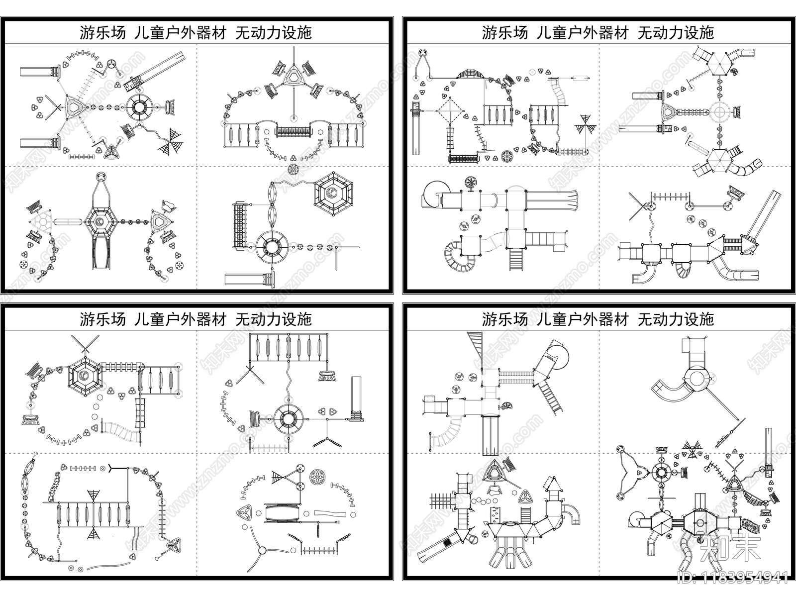 现代娱乐器材施工图下载【ID:1183954941】