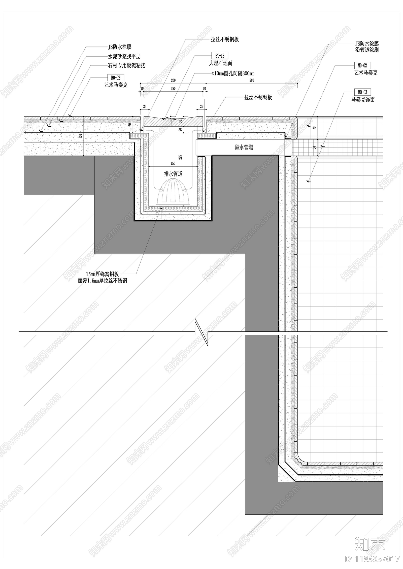 现代中式其他室内工艺节点cad施工图下载【ID:1183957017】