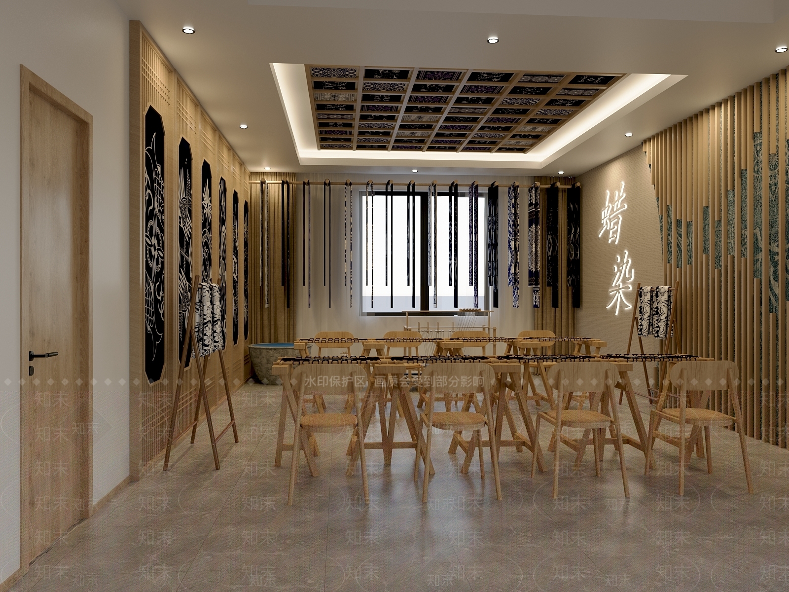 现代手工坊SU模型下载【ID:1183961207】