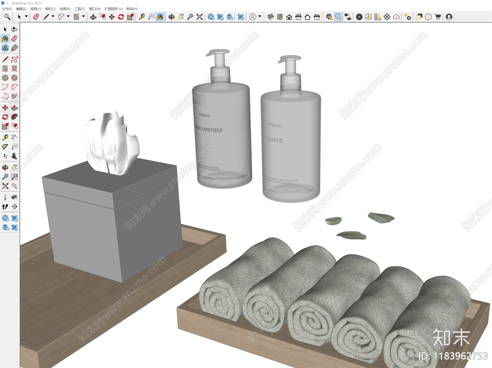 洗浴用品SU模型下载【ID:1183962753】