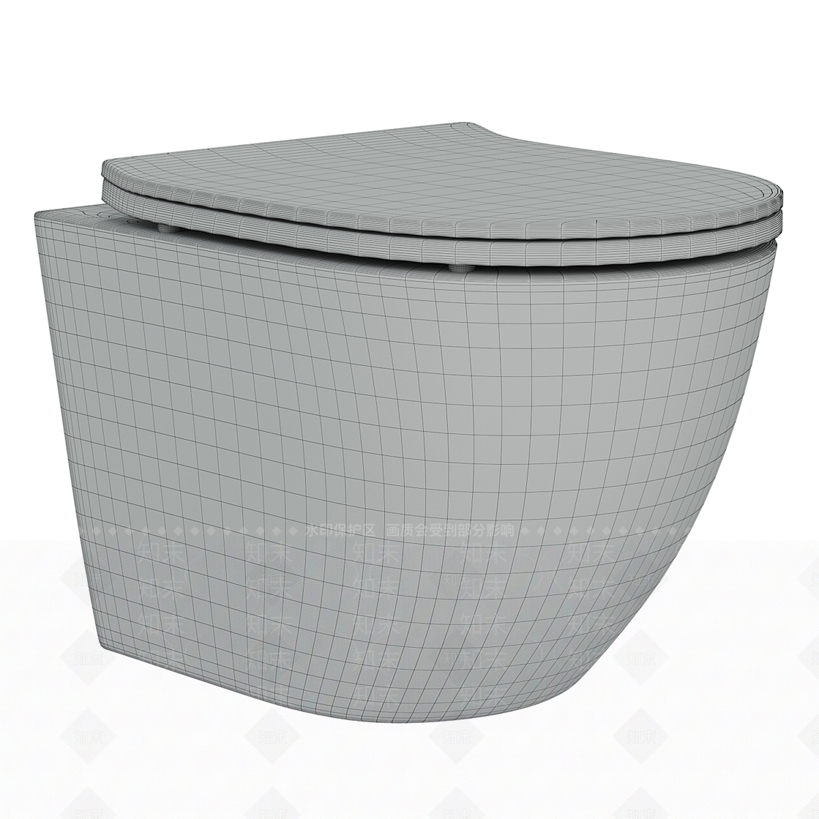 马桶3D模型下载【ID:1183963672】