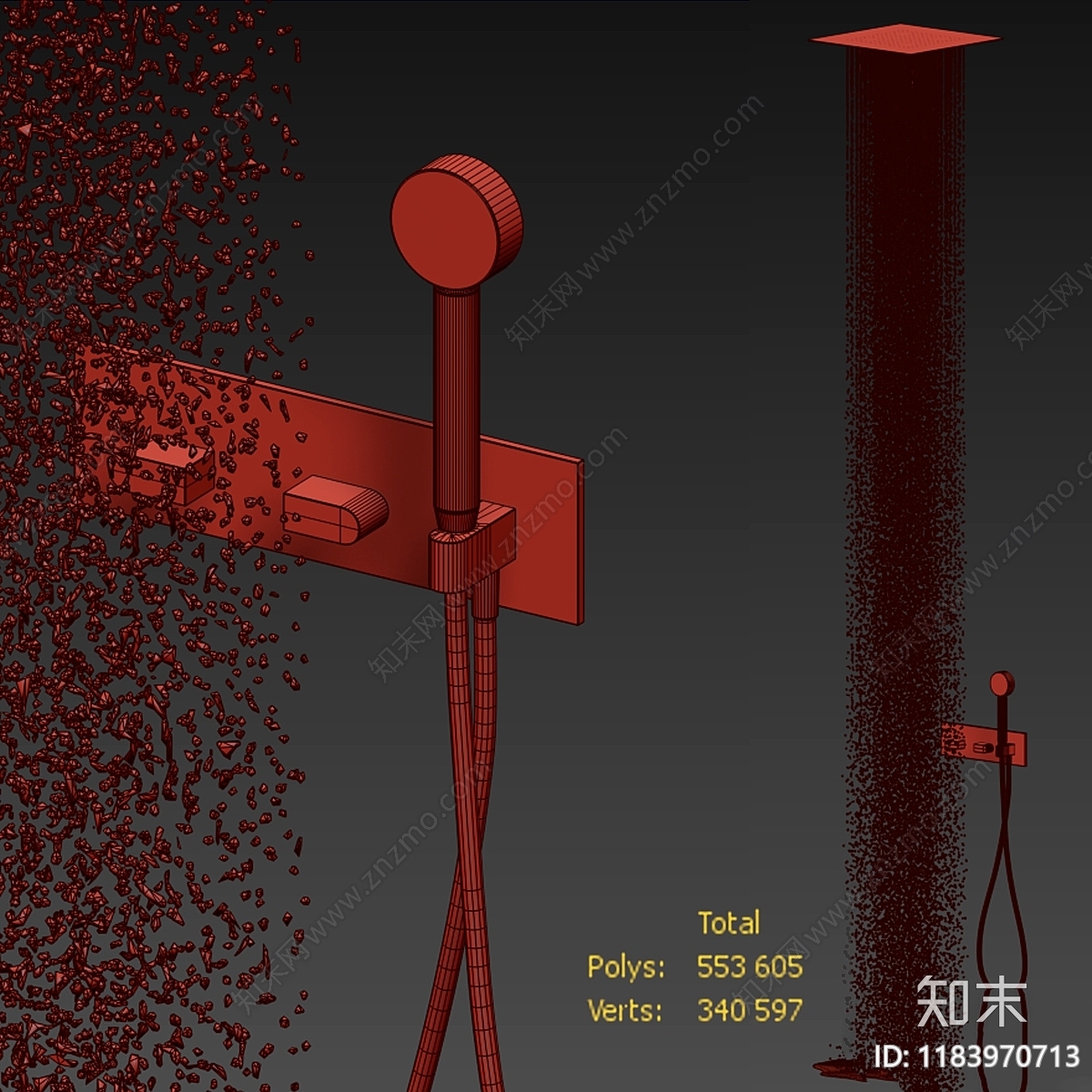 水龙头3D模型下载【ID:1183970713】