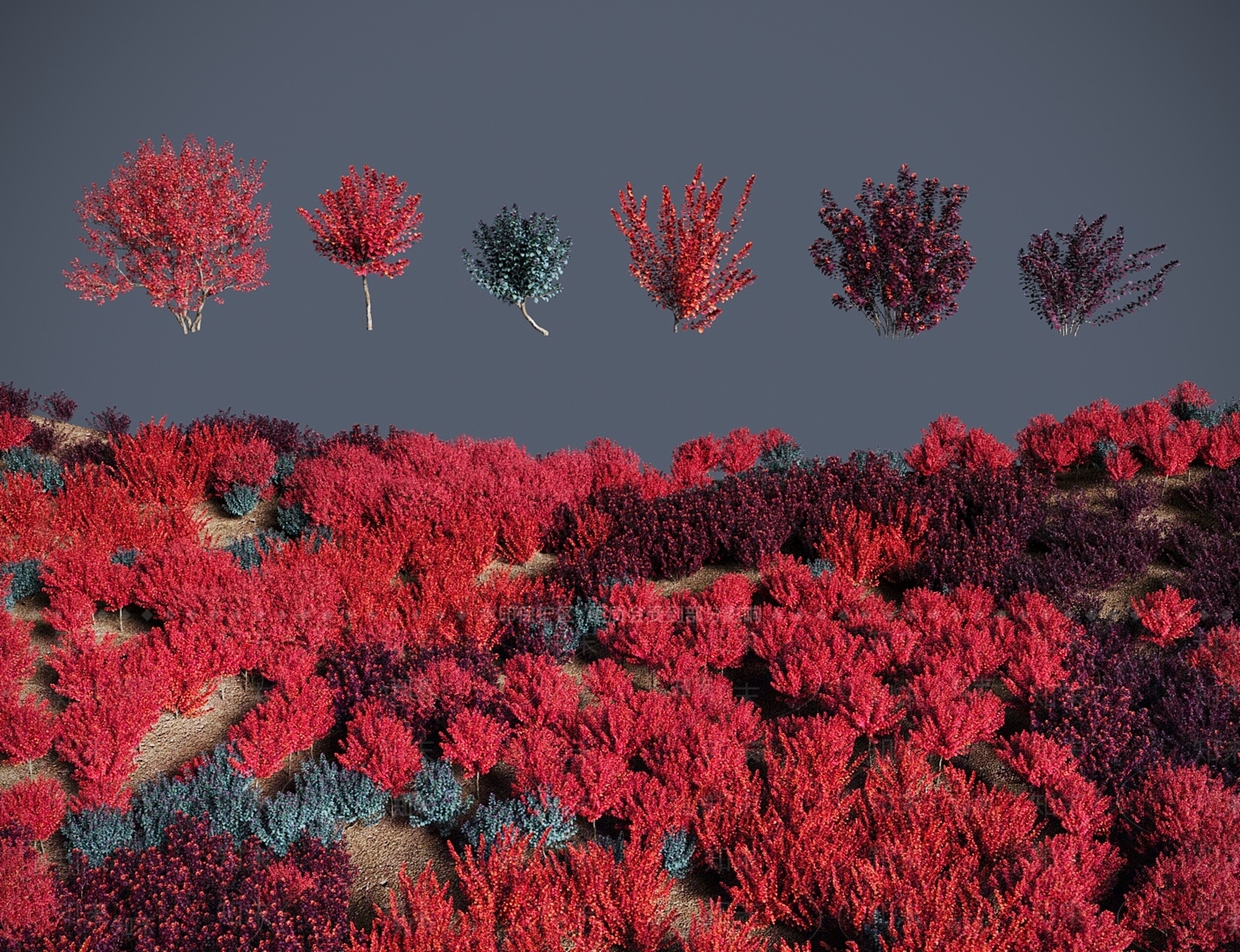 灌木3D模型下载【ID:1183974303】