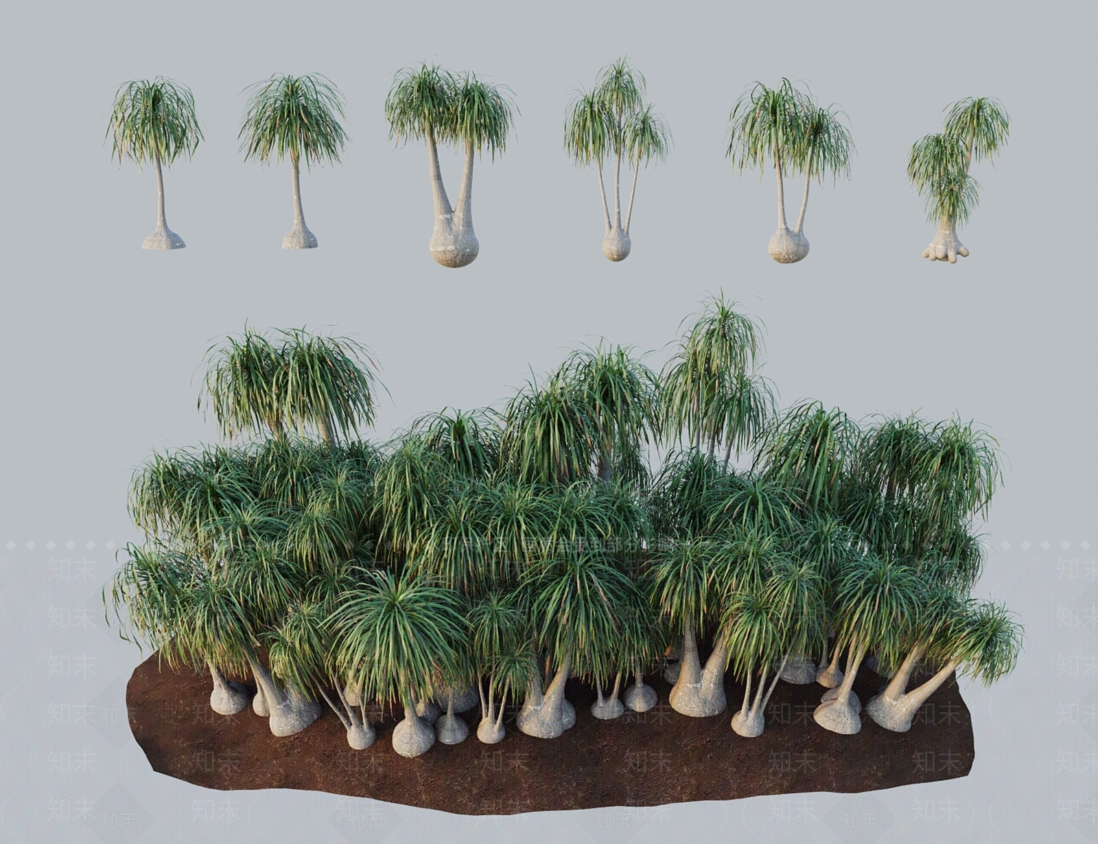 灌木3D模型下载【ID:1183978447】