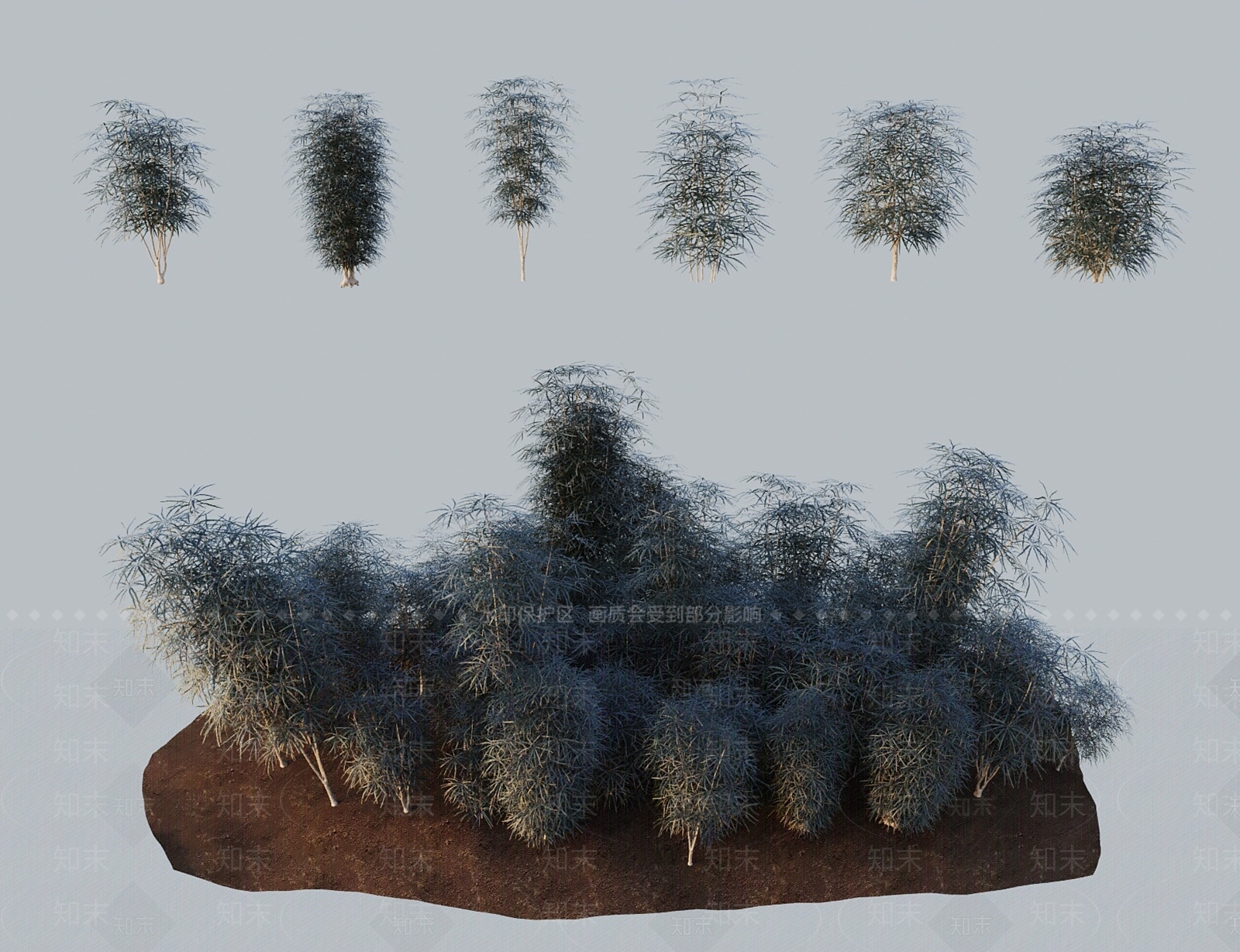 灌木3D模型下载【ID:1183978555】