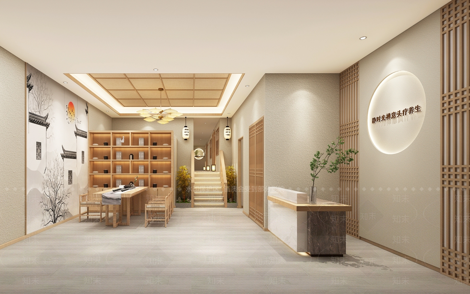 新中式其他娱乐空间3D模型下载【ID:1183982971】