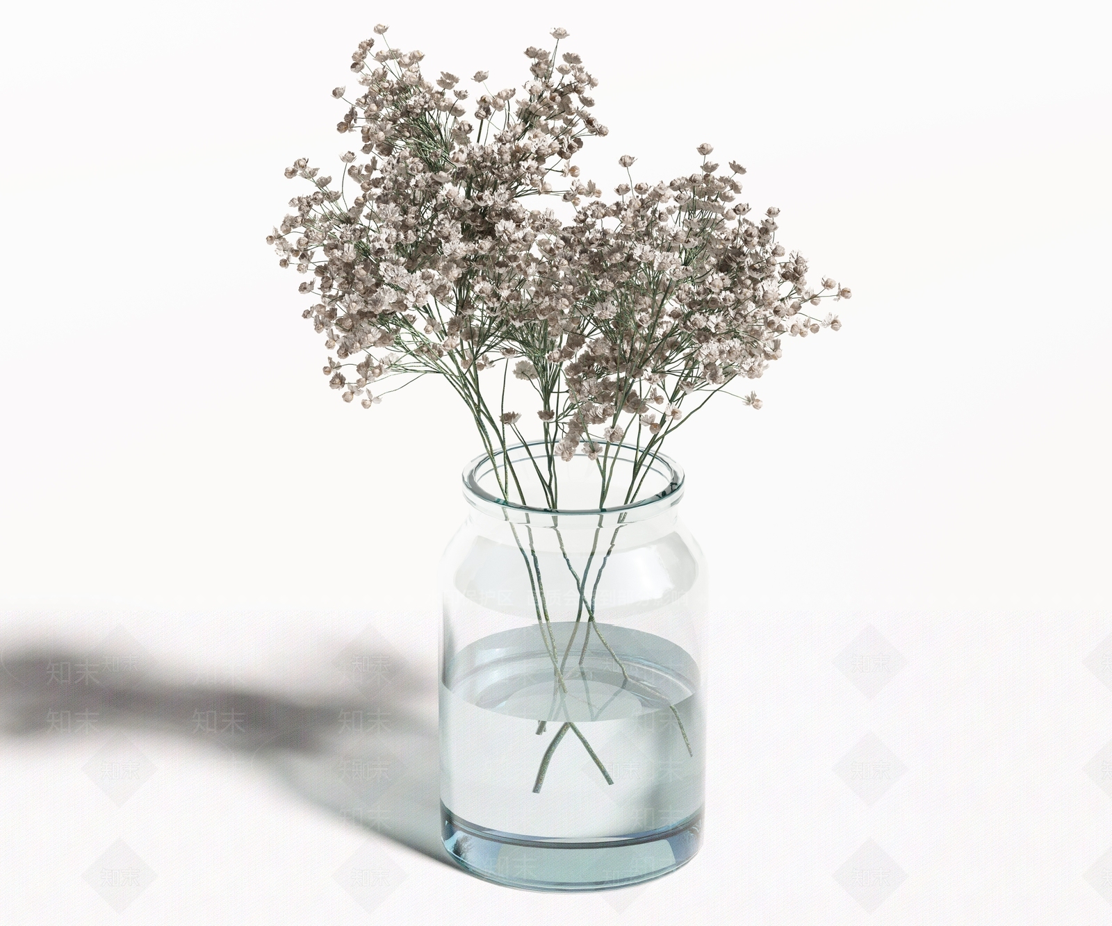 现代花瓶SU模型草图