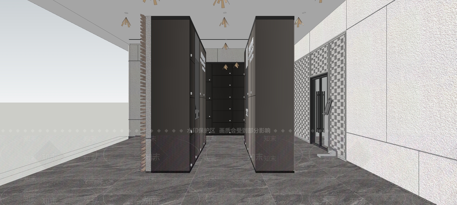 现代便利店SU模型下载【ID:1184000922】
