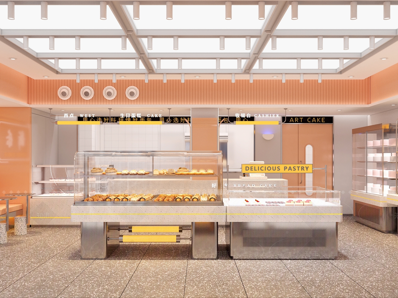 现代面包店3D模型下载【ID:1214994559】