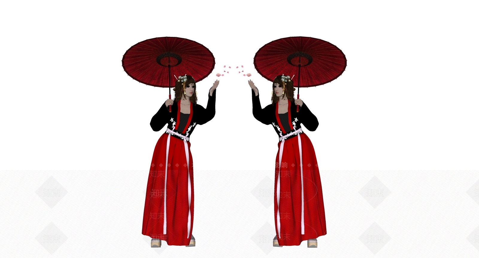 女人SU模型下载【ID:1184004964】