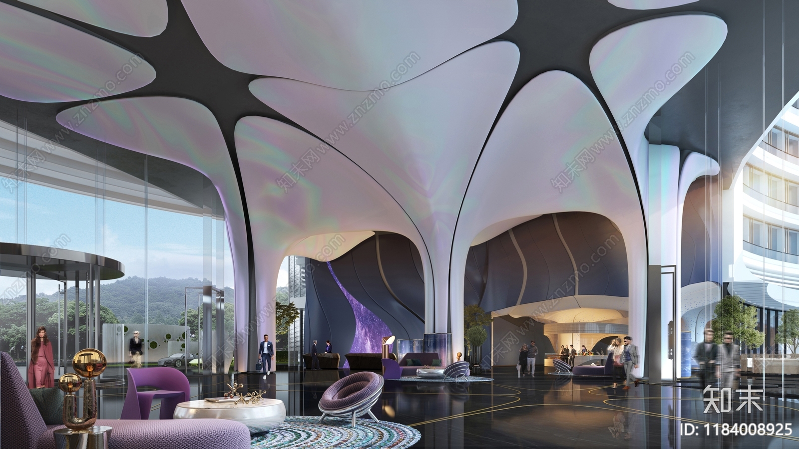 现代酒店施工图下载【ID:1184008925】