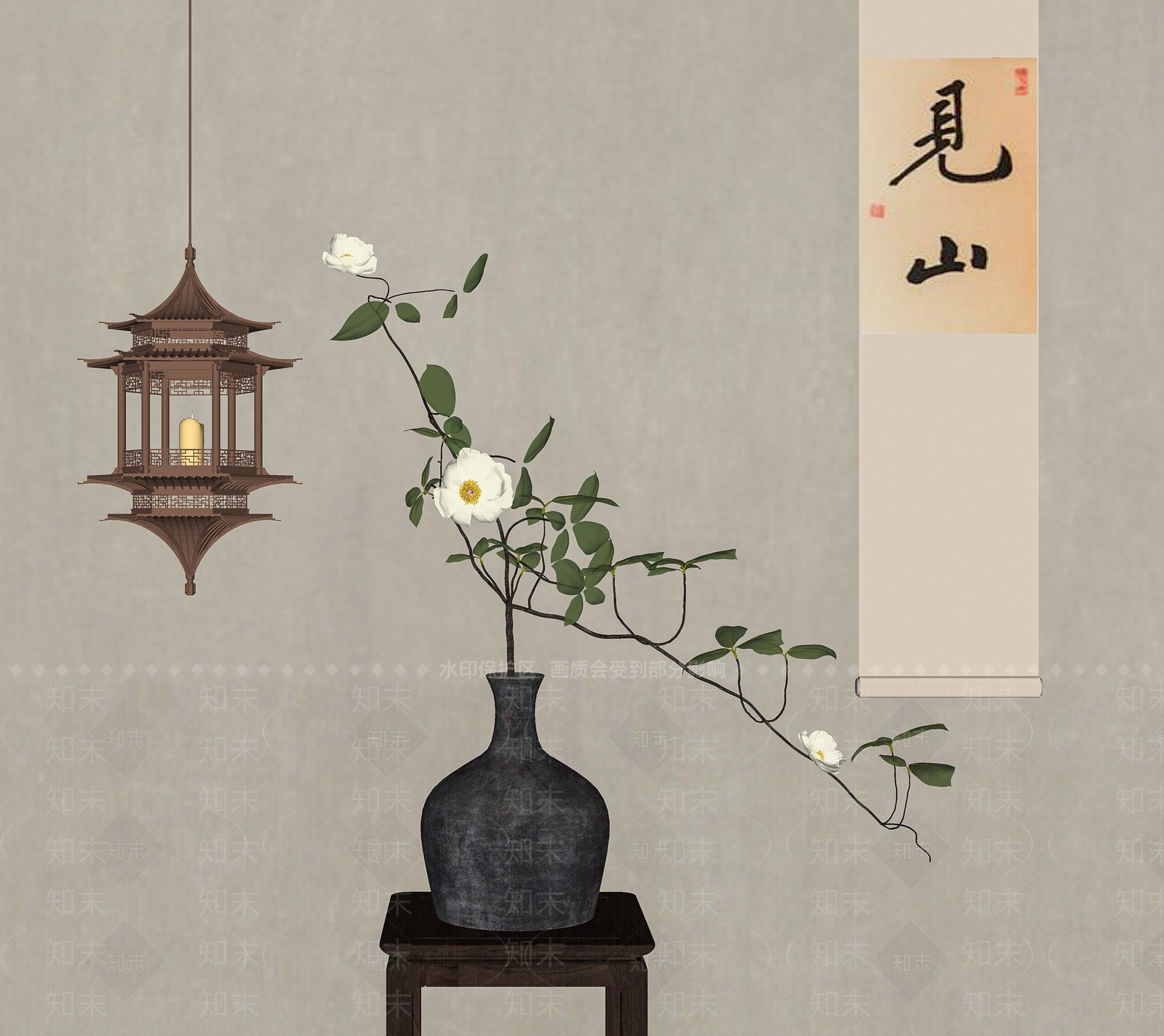 新中式奖杯奖牌SU模型下载【ID:1184011874】