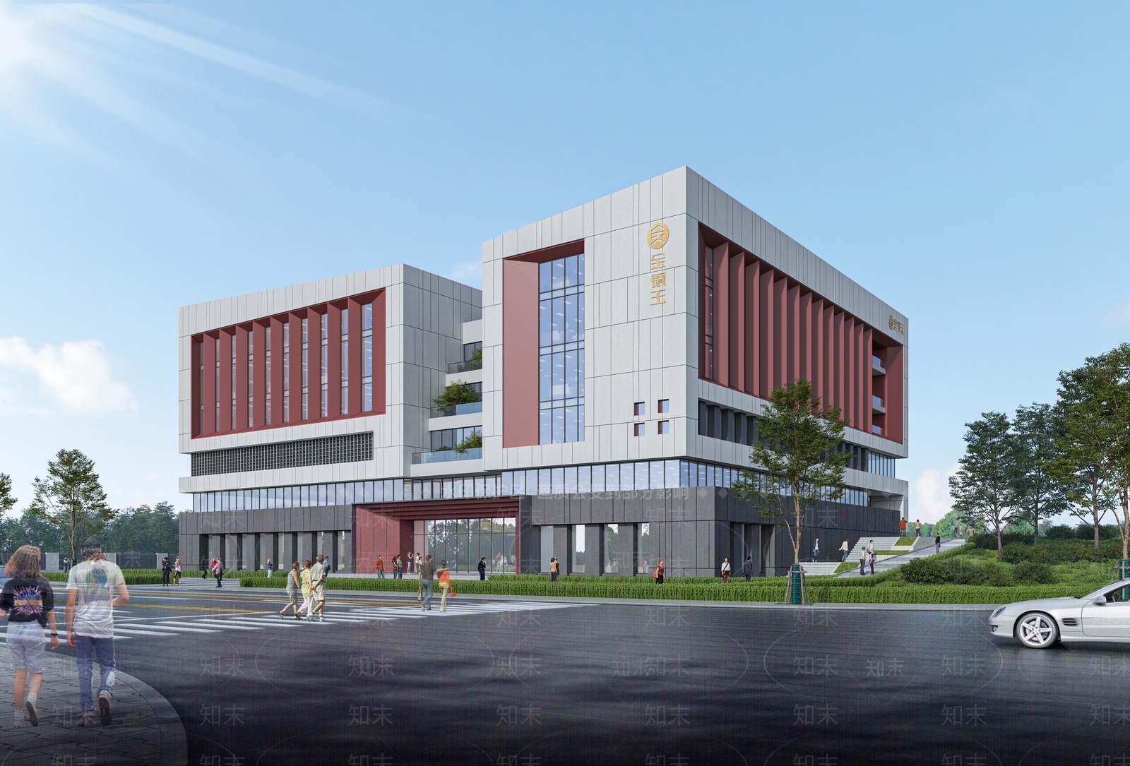 现代新中式其他公共建筑3D模型下载【ID:1184014472】