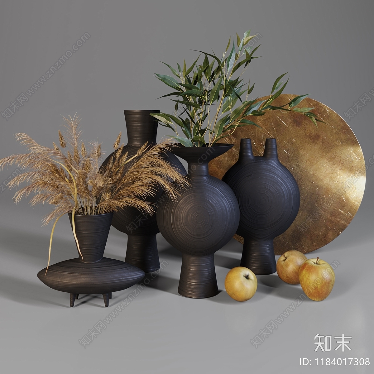 摆件组合3D模型下载【ID:1184017308】