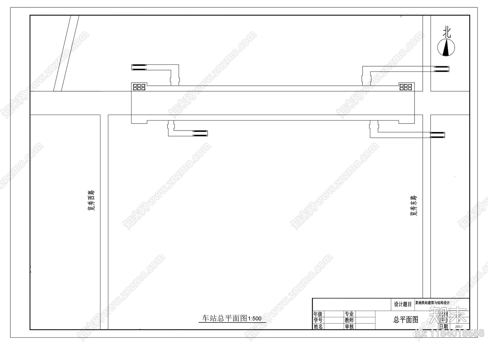 现代其他交通建筑cad施工图下载【ID:1184018688】