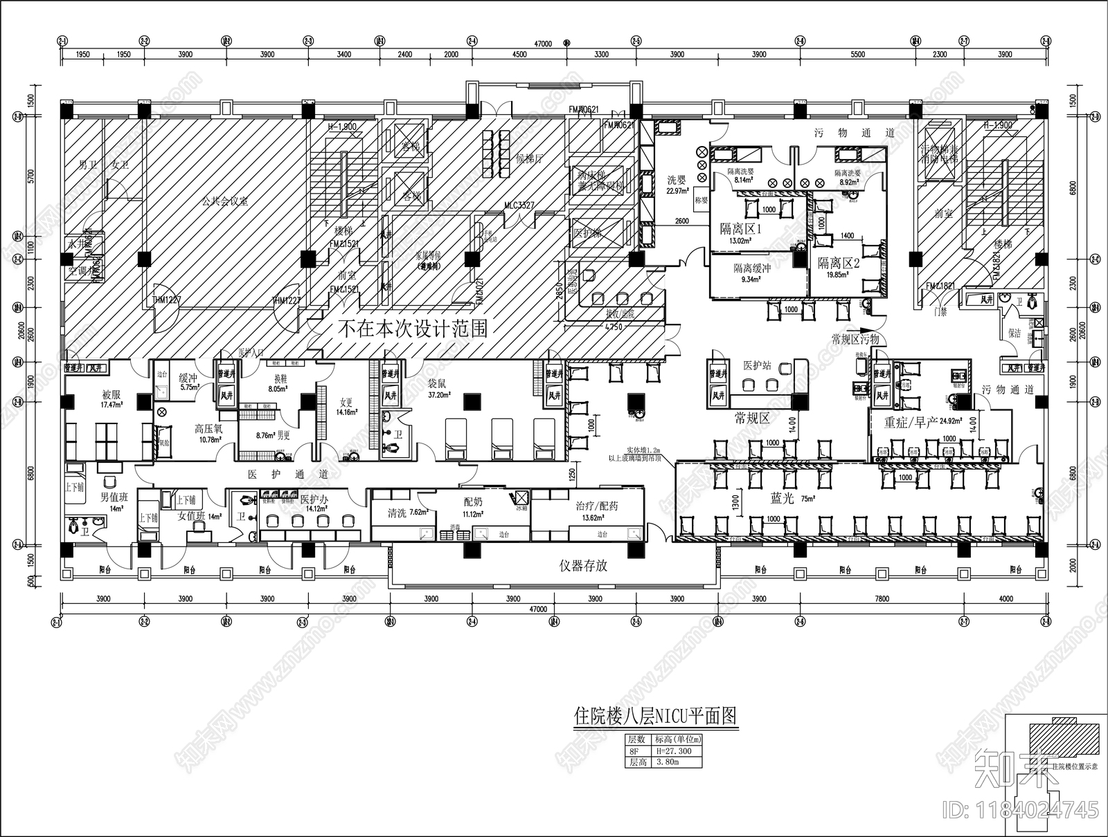 现代实验室cad施工图下载【ID:1184024745】