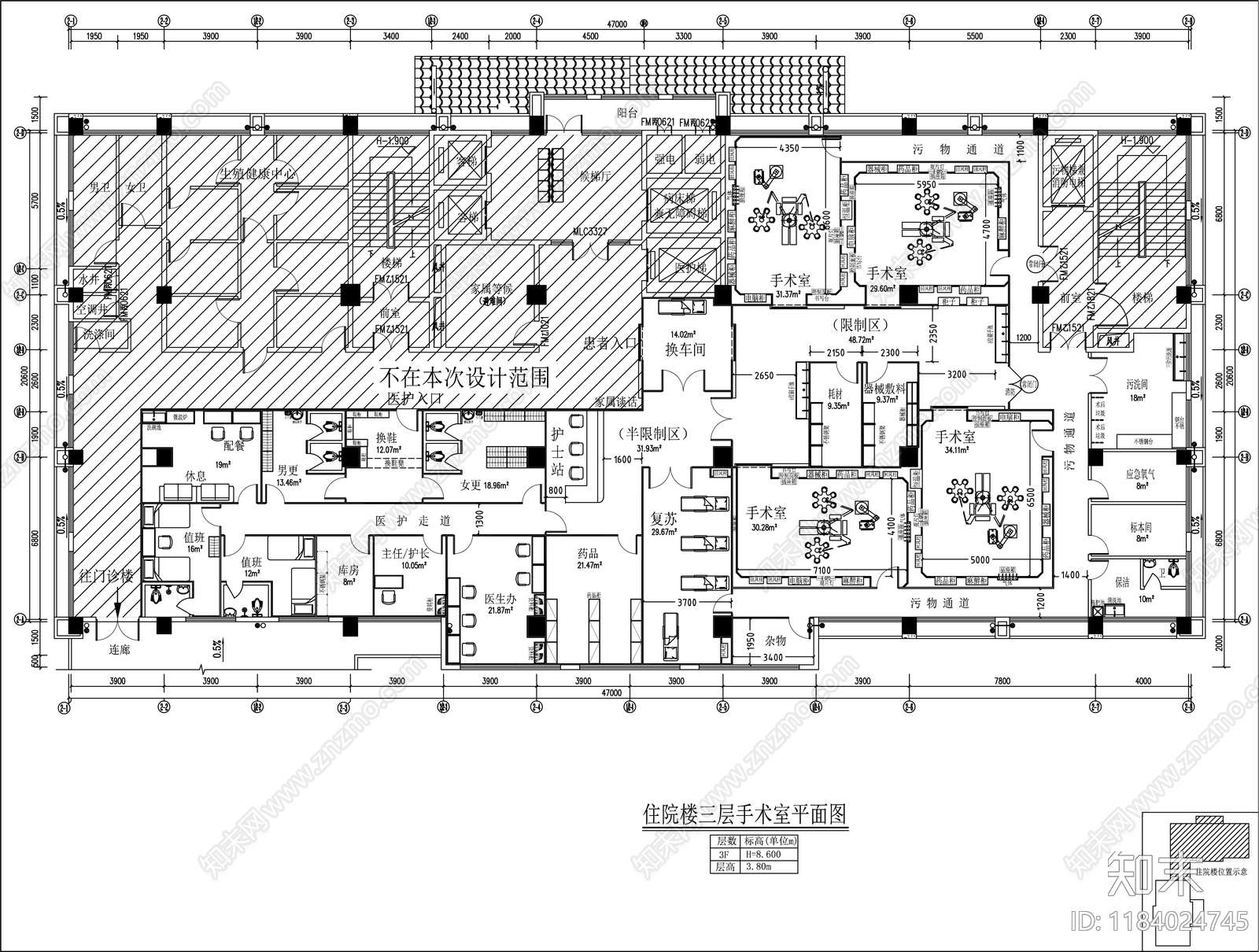 现代实验室cad施工图下载【ID:1184024745】