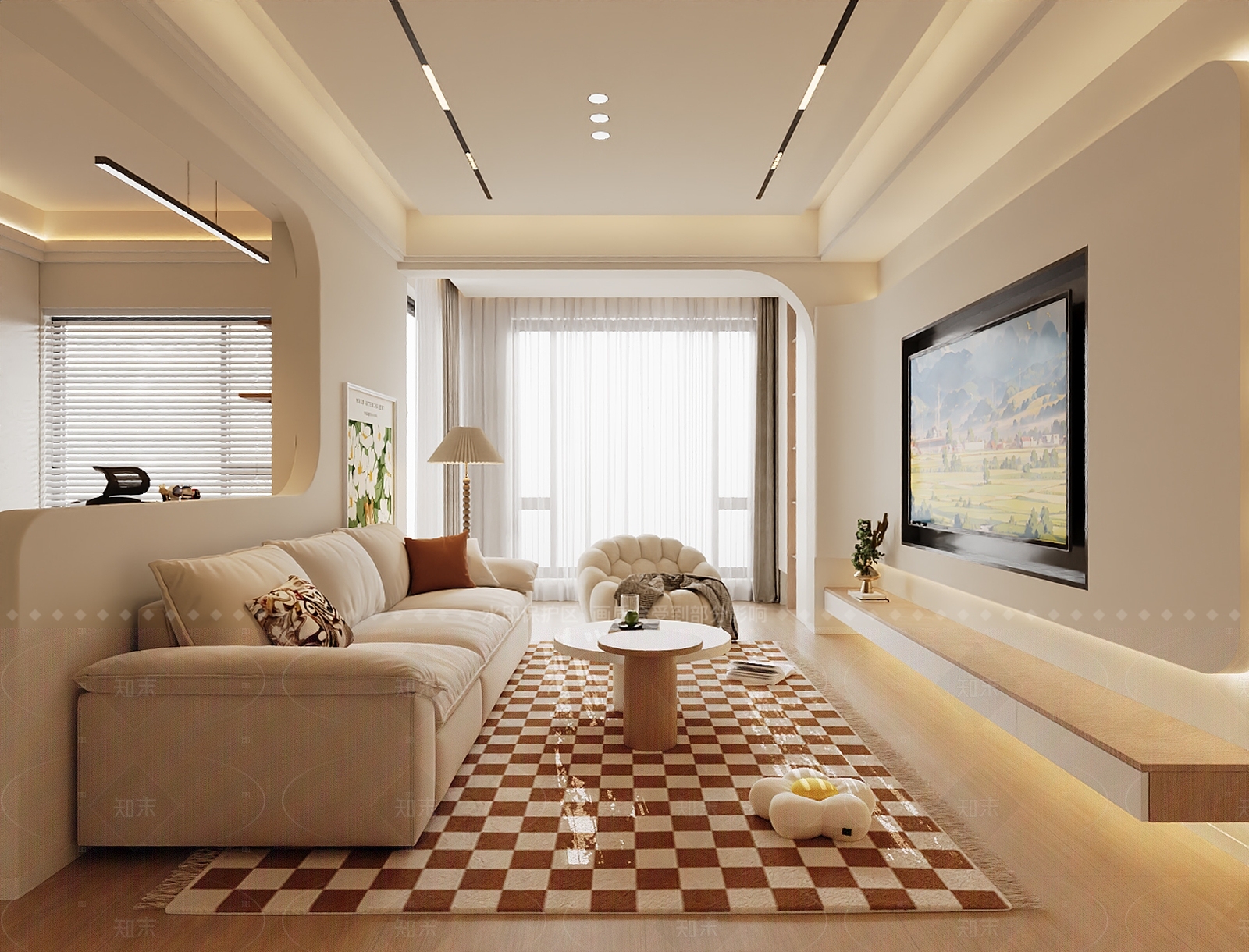 极简衣帽间3D模型下载【ID:1214994980】