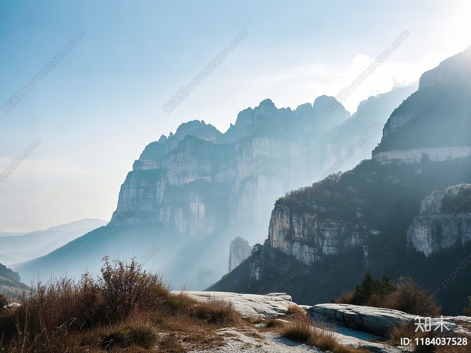 新中式风景贴图下载【ID:1184037528】