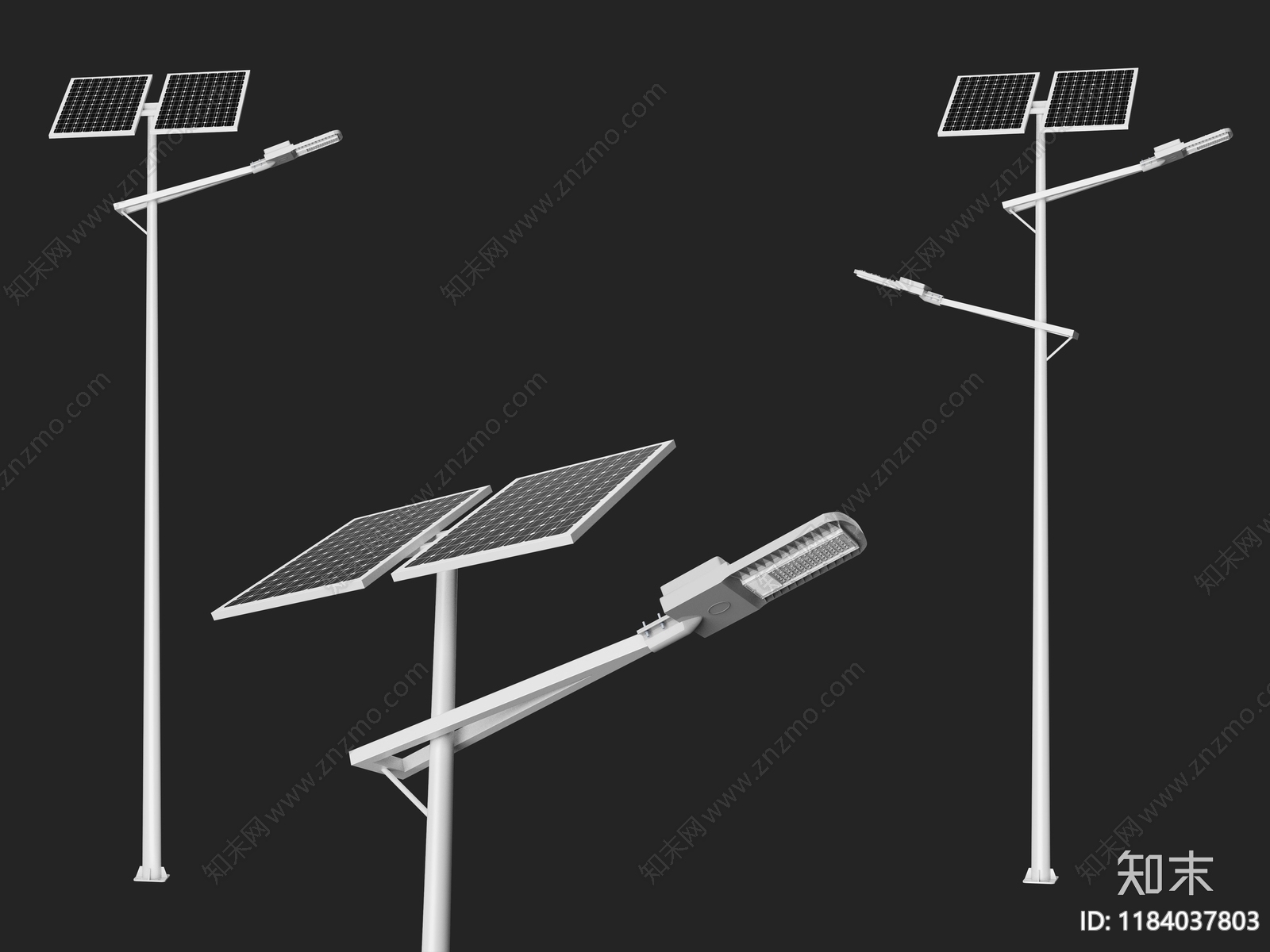 现代简约路灯3D模型下载【ID:1184037803】