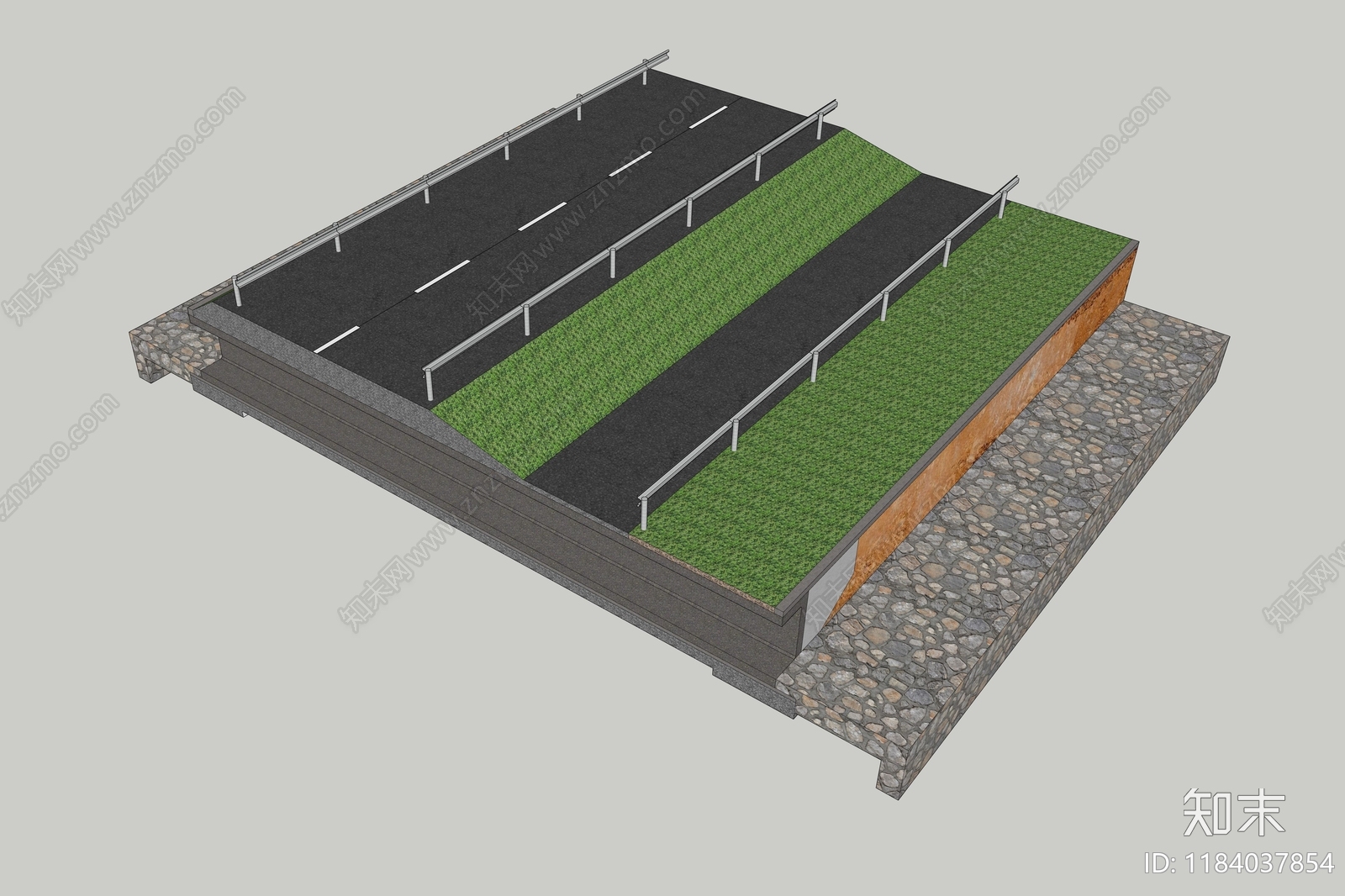 现代铺装SU模型下载【ID:1184037854】