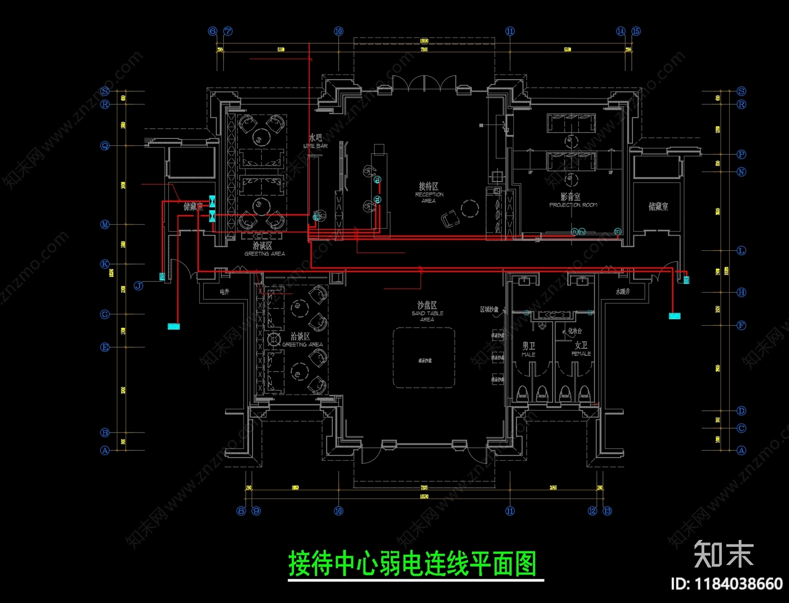 电气图cad施工图下载【ID:1184038660】