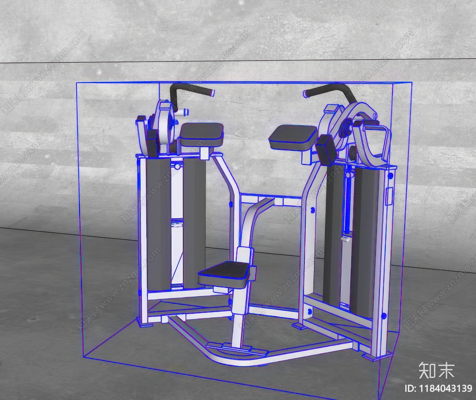 健身器材SU模型下载【ID:1184043139】