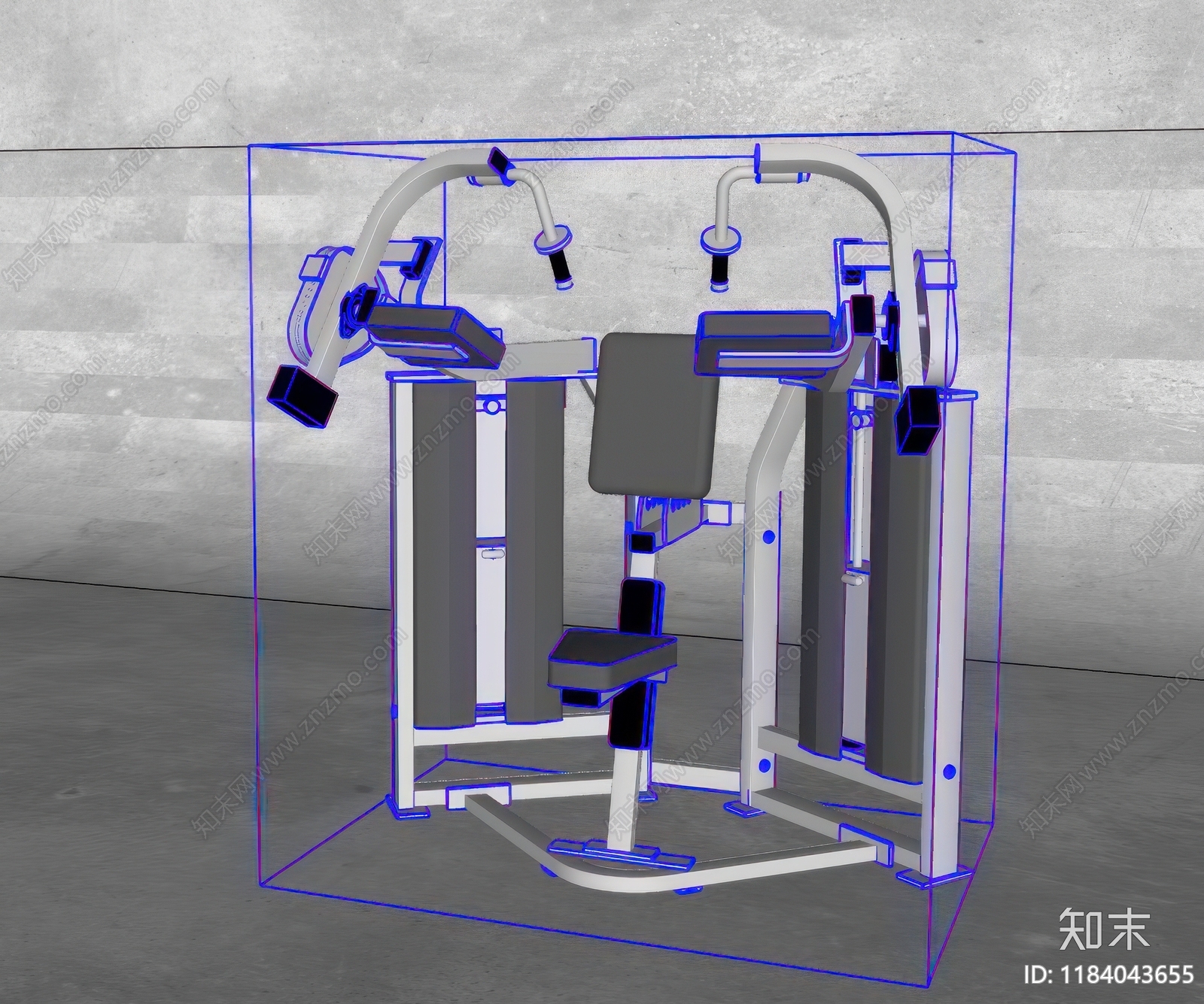 健身器材SU模型下载【ID:1184043655】