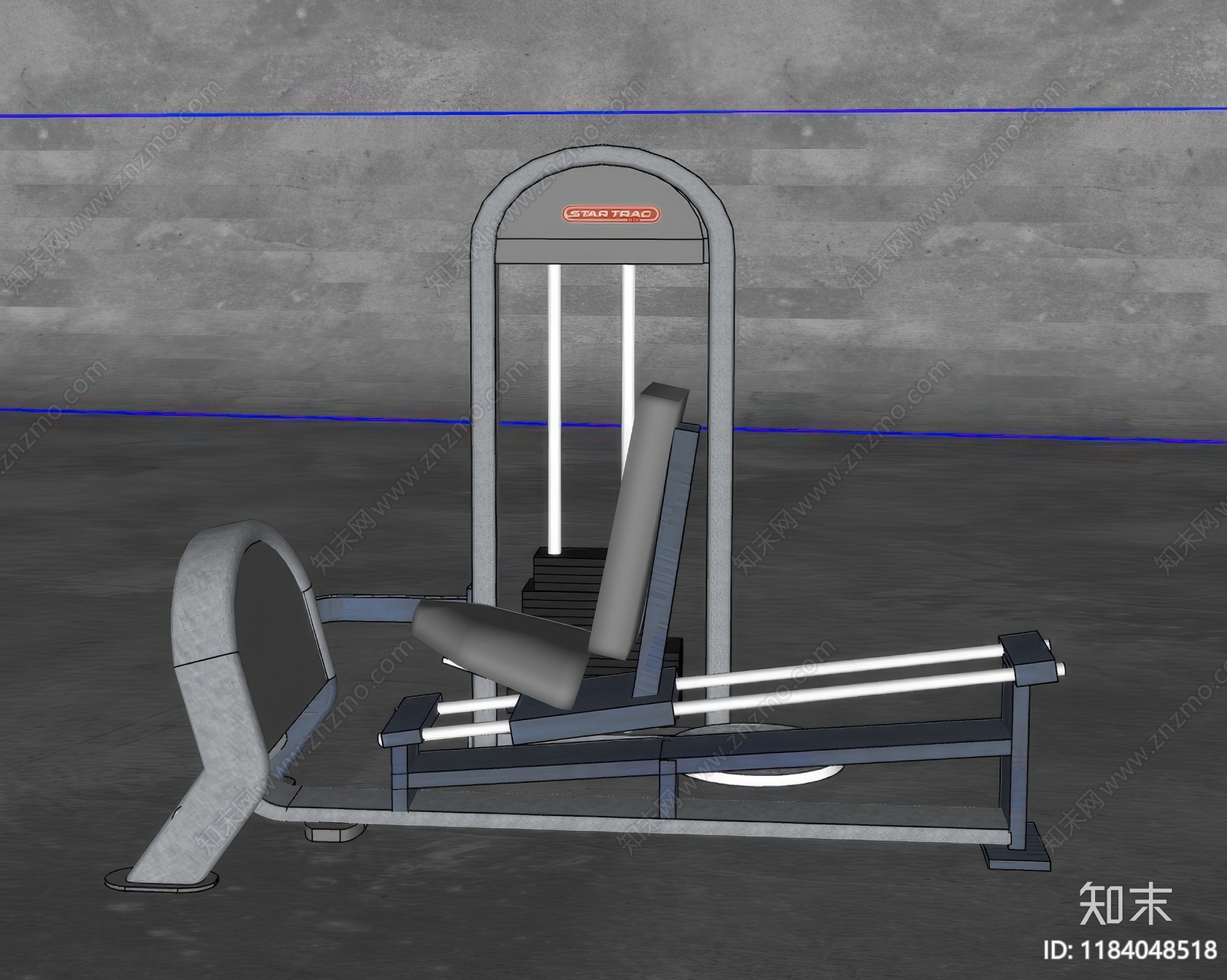 健身器材SU模型下载【ID:1184048518】