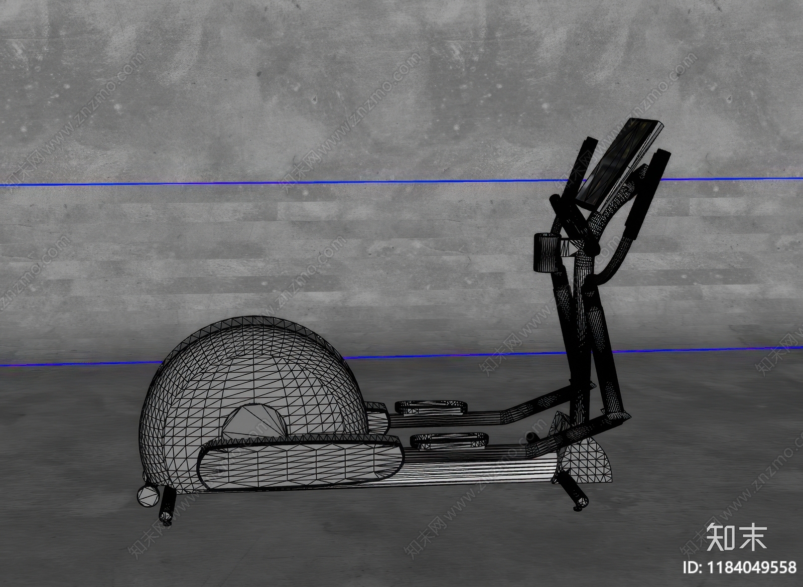 健身器材SU模型下载【ID:1184049558】