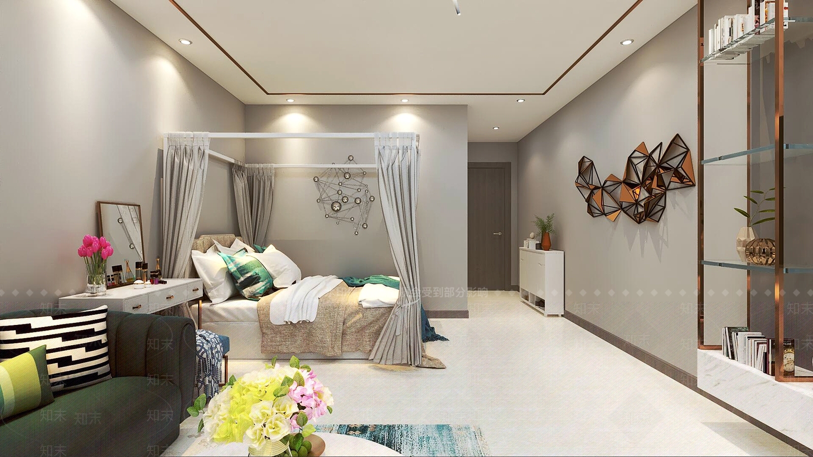 现代公寓3D模型下载【ID:1184070807】