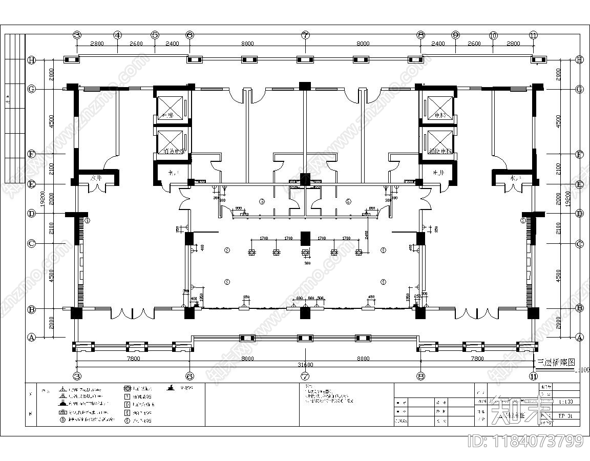 现代新中式其他商业建筑cad施工图下载【ID:1184073799】