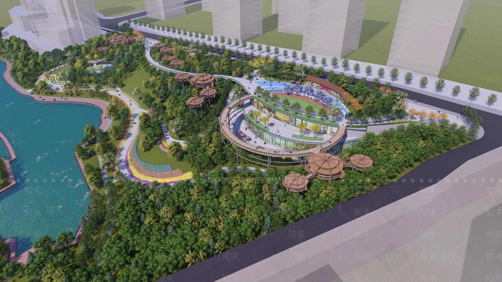 现代其他公共空间SU模型下载【ID:1184079773】