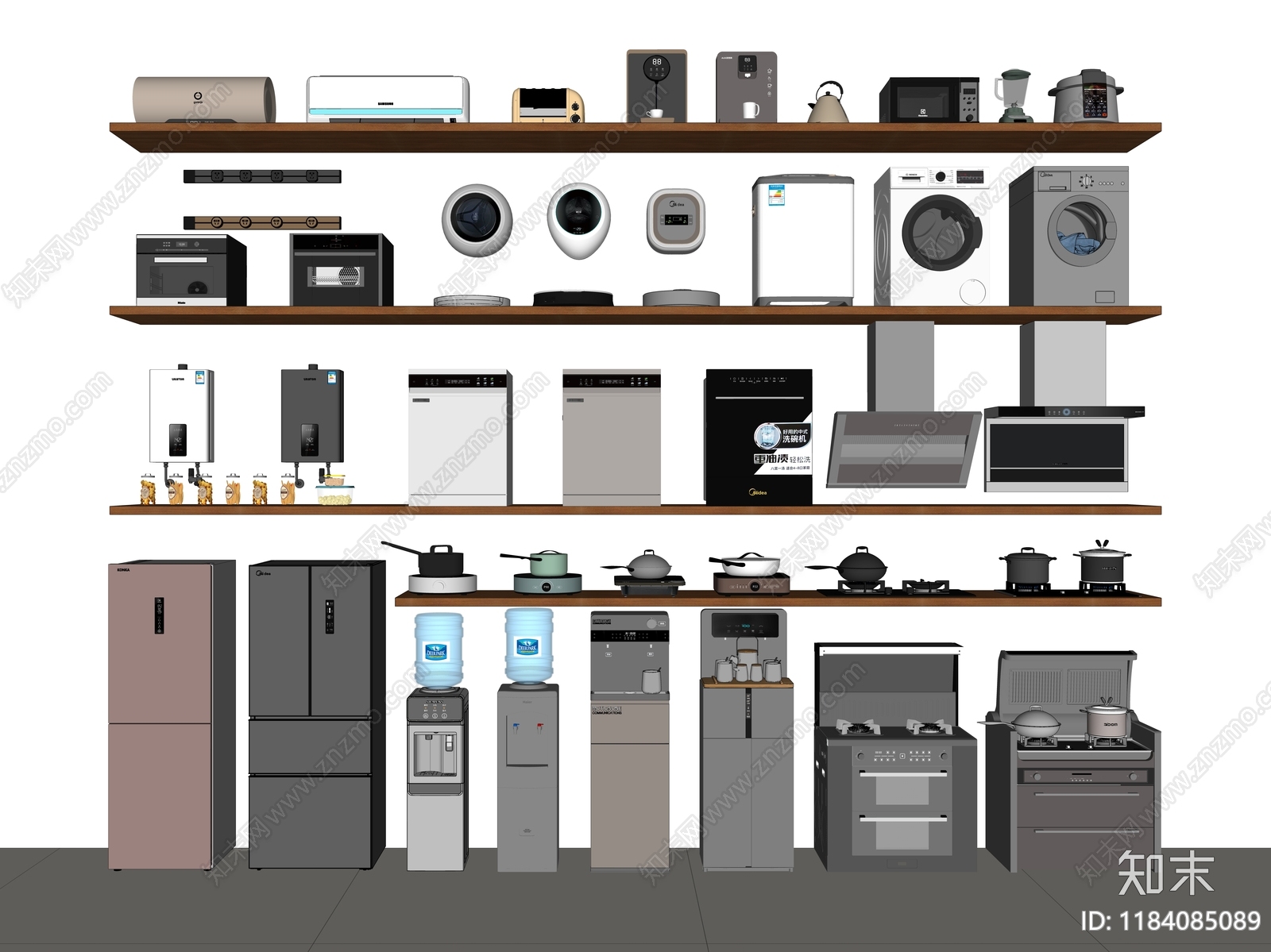 家用电器组合SU模型下载【ID:1184085089】