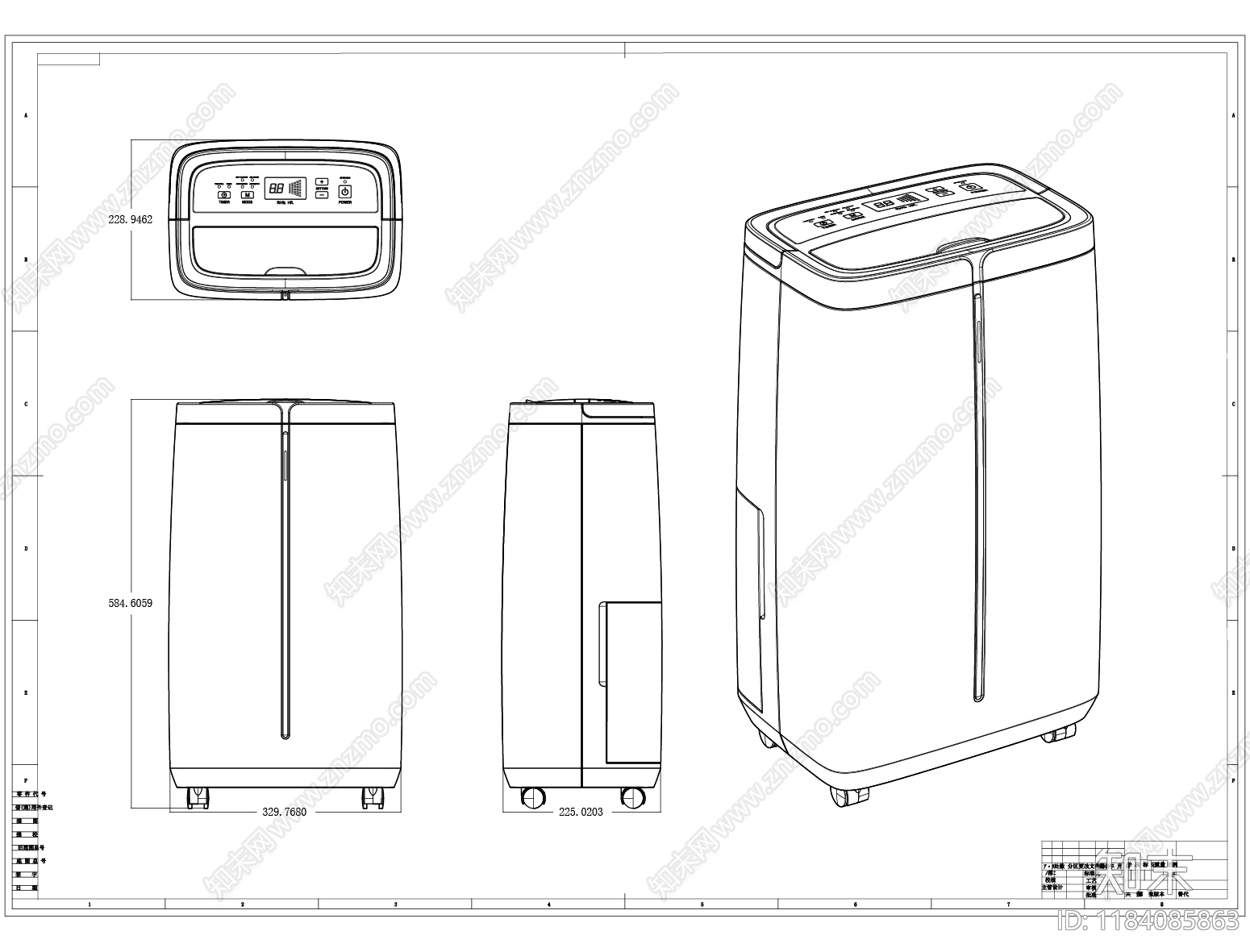 现代电器cad施工图下载【ID:1184085863】