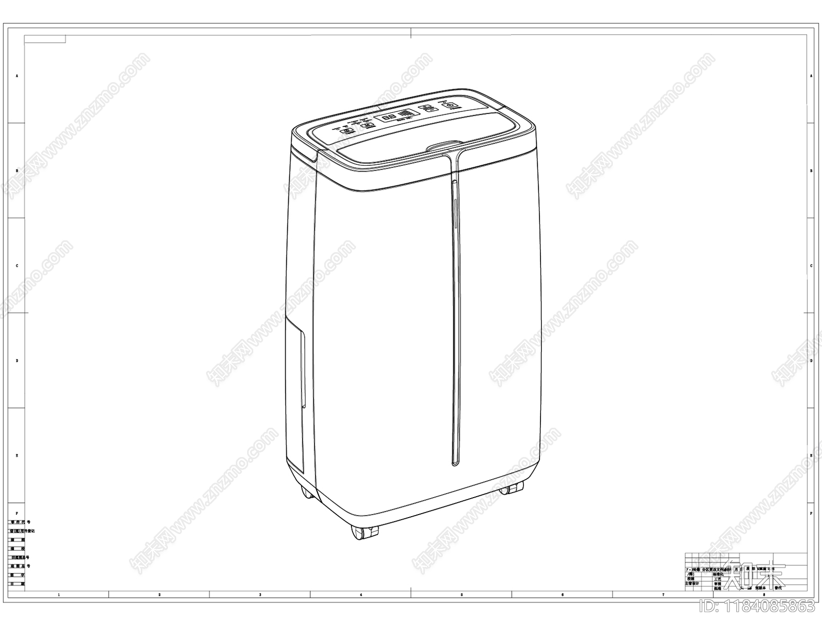 现代电器cad施工图下载【ID:1184085863】