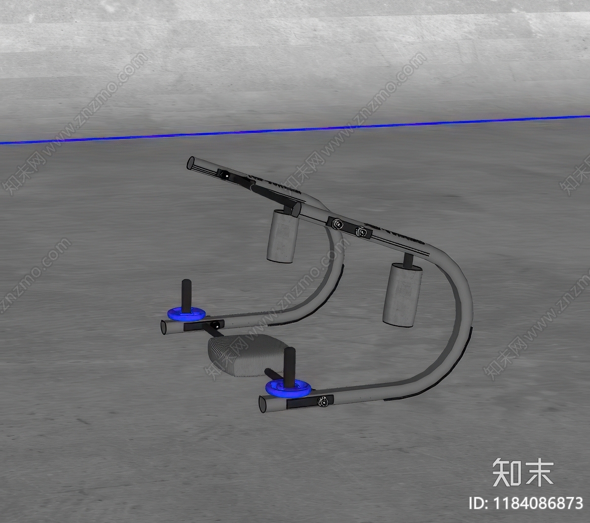 健身器材SU模型下载【ID:1184086873】