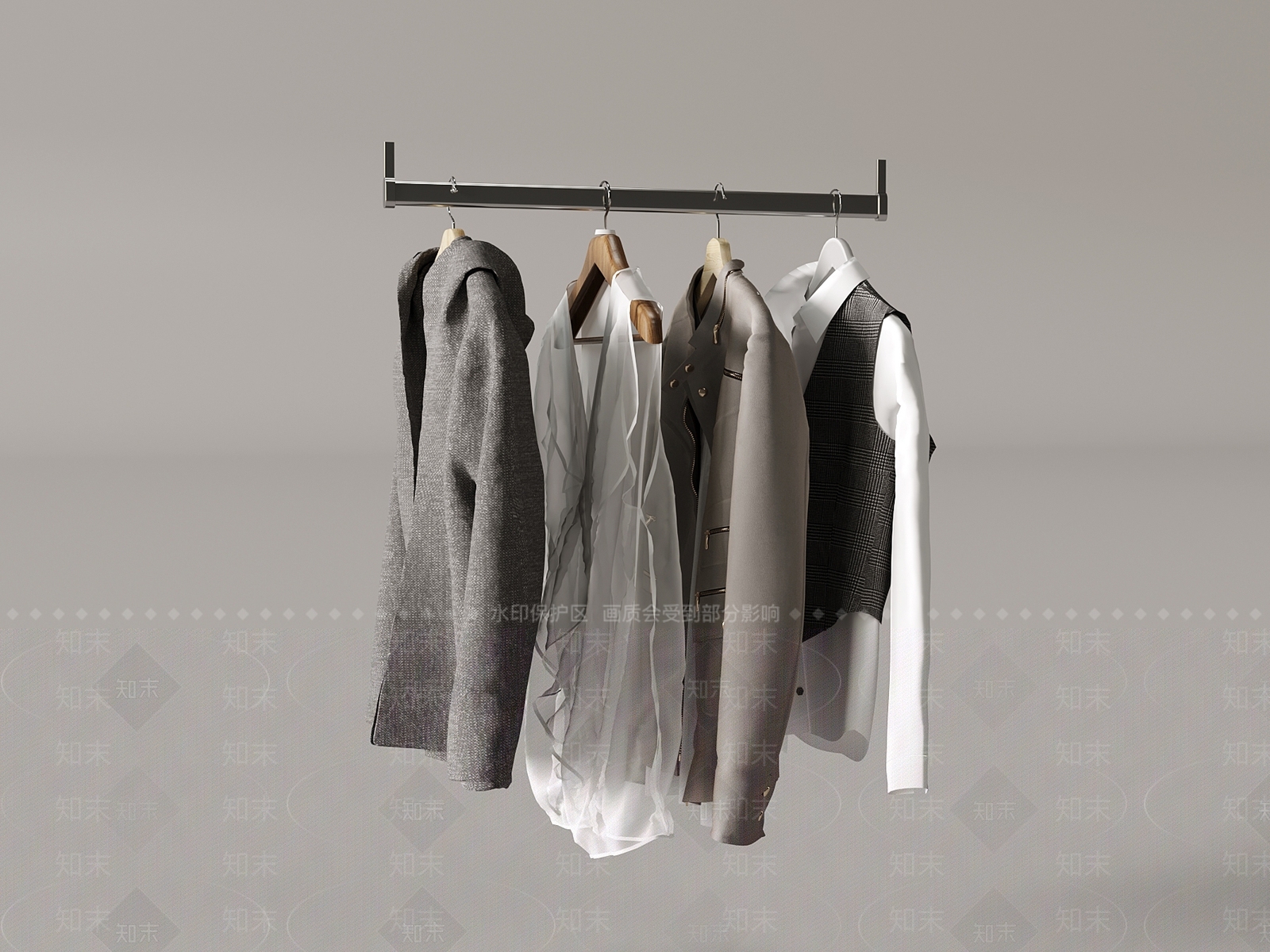 衣服3D模型下载【ID:1184095415】