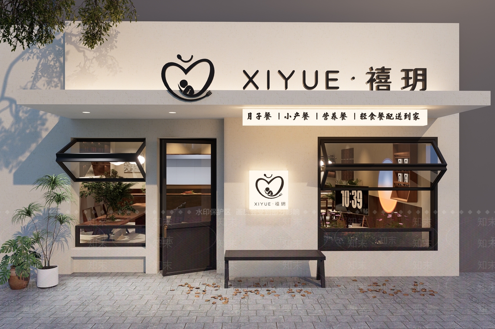 北欧中古中餐厅SU模型下载【ID:1184098889】